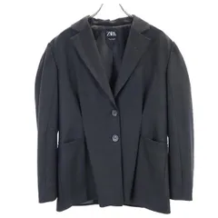 ザラ チェック柄 テーラードジャケット M グレー系 ZARA レディース 【中古】  【230317】