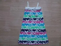 RONI ロニィ ロニ ロニー 子供服 半袖 ワンピース ワンピ S 約 110cm ★3 キッズ 【中古】 ユーズド 女の子 女児 ガールズ ブランド USED アウトレット リサイクル 古着 子ども服 こども服 子供 子ども
