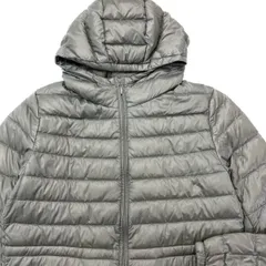 UNIQLO ☆ ウルトラライトダウン 軽量 ダウンジャケット ダウンパーカー グレー レディース M 大人カジュアル アウトドア ユニクロ■H269