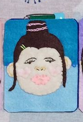 フェルト名札　女子3