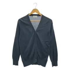 JOHN SMEDLEY / ジョンスメドレー | 海島綿 シーアイランドコットン ニット カーディガン | M | ネイビー | レディース