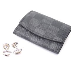 Ft1259702 ルイ・ヴィトン カフス カフリンクス・LVサークル M68100 メンズ LOUIS VUITTON 中古