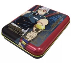 [Used] Small Item Case/Multi-purpose Case/Tin Case: Uzui Tengen "Demon Slayer: Kimetsu no Yaiba Collectible Tablet (Tin Case)" Universal Studios Japan 2021 Limited Edition