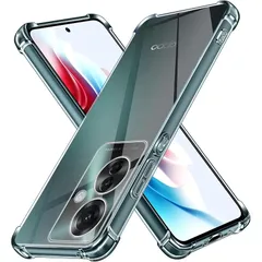 LAYJOY OPPO Reno11 A ケース透明ソフトTPU 米軍MIL規格 耐衝撃 OPPO RENO 11 A カバー [ 四隅?化保護 シリコン 軟性 全透明 全面保護 衝撃吸収] 対応 OPPO Reno 11A スマホケース（クリア） 1