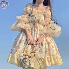 蒲公英色のレトロワンピース/マヌスマシーナ - メルカリ