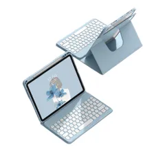 【在庫セール】6 11インチ iPad Air5 Air4 iPad Pro11 2022キーボードケース 縦 iPad Air第6世代(2024) 第5世代 第4世代 カバー ペン収納 Air 耐衝撃 透明 クリア 背面カバー マグネット分離式 丸型キー キ