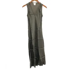 DRIES VAN NOTEN ピーチピンクのアシンメトリーノースリーブドレス ne Quittez pas ヌキテパ ワンピース Cotton Voile Shirring