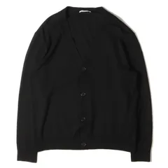 アクネ ストレッチ ナイロン ウール ニットカーディガン KORBA 黒 Lのサムネイル