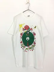 古着 80s USA製 Grateful Dead Jerry Garcia 「Let It Grow」 キノコ 薔薇 ロック バンド Tシャツ XL 