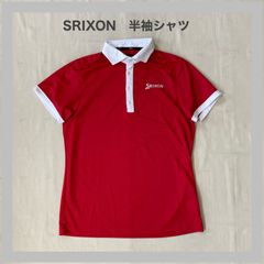 SRIXON　スリクソン  GOLF　ゴルフ　半袖　ゴルフウェア　ロゴ刺繍 　夏物　スポーツ 　メンズ　M