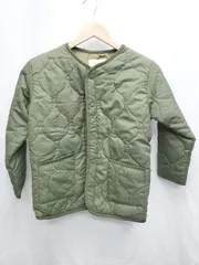 ◇ ◎ ●美品● FREAK'S STORE タグ付 キッズ キルティング 長袖 ブルゾン ジャンパー サイズ140 カーキ 女の子 男の子 P  【1407100043552】