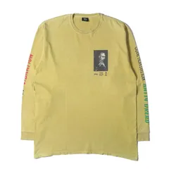 STUSSY ステューシー Tシャツ サイズ:XL / Bob Marley ピグメントダイ加工 ロングスリーブ Tシャツ / イエロー / トップス カットソー 長袖 / コラボ アーティスト【メンズ】【中古】
