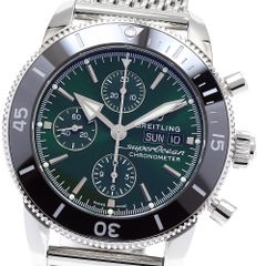 ブライトリング BREITLING A13313 スーパーオーシャン ヘリテージII クロノグラフ デイデイト 自動巻き メンズ美品_896596