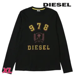 新品・未使用 ディーゼル DIESEL [XLサイズ] 長袖Tシャツ カットソー メンズ クラックプリント スリムフィット ロンT T-DIEGOR-LS-E1