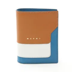 マルニ MARNI 二つ折り財布 バイフォールドウォレット PFMOQ14U13 ライトブラウン レザー 二つ折り財布 レディース Used Aのサムネイル