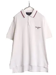 【お得なクーポン配布中!】 00s ポロスポーツ ラルフローレン サーマル 半袖 ポロシャツ メンズ S / オールド ポロ 半袖シャツ ワッフル ワンポイント ロゴ刺繍 星条旗