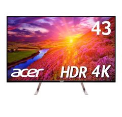 【中古現状品】Acer モニター ディスプレイ ET430Kwmiiqppx 43インチ/IPS/4K/HDMI2.0x2・DP・MiniDP/HDR Ready対応 【動作保証】