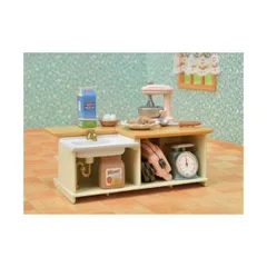 O シルバニアファミリー ｶ-423 アイランドキッチン 家具  エポック社 エポック シルバニア 3歳 女の子 男の子 ドール 人形 ギフト 誕生日 クリスマス プレゼント 子供 おしゃれ 大人