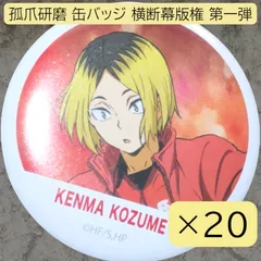 ハイキュー　孤爪研磨　横断幕　缶バッジ　20点セット 送料無料 24時間以内発送 20点セット 孤爪研磨 ハイキュー!! 缶