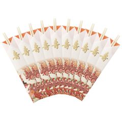 祝箸 10膳セット 雅 白楊両先箸 お祝い 箸 箸袋
