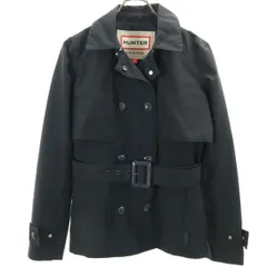 HUNTER ハンター トレンチ ジャケット S ネイビー レディース 古着のサムネイル