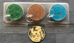 ポケモンカードゲームフシギバナ リザードン カメックス ピカチュウポケモンコイン4枚セットのサムネイル