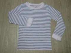 メゾピアノ mezzo piano 子供服 長袖 ニット M 120cm 130cm ★3 キッズ 【中古】 ユーズド 女の子 女児 ガールズ ブランド USED アウトレット リサイクル 古着 子ども服 こども服 子供 子ども