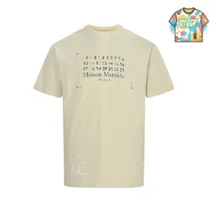 【今日WTO】Maison Margiela 25ss モザイクナンバープリント半袖-ZC29