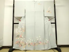 訪問着【ta7692】 【加賀友禅 百貫石峰】落款入り【中古】 正絹 楽天市場】着物 振袖 加賀友禅 百貫石峰 謹製 未仕立て あすかや