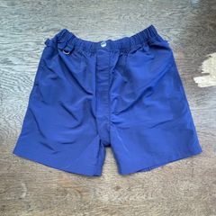 original john BONDAGE NYLON SHORTS NAVY