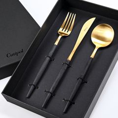 新品 クチポール ゴールド スプーン フォーク ナイフ 6pセット - メルカリ