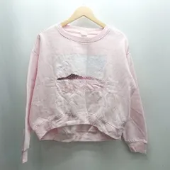 ◇ ⊇ H&M エイチアンドエム 裏起毛 長袖 トレーナー サイズS ピンク レディース E  【1501230009249】