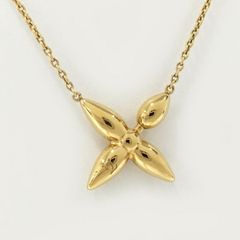 LOUIS VUITTON ネックレス コリエ ルイゼット メッキ ゴールド M00365