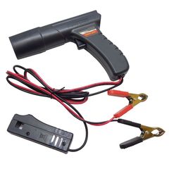 タイミングライト バッテリータイプ 12V プラグコード クランプ 取り付け 自動車 バイク オートバイ エンジン 点火確認 点火時期測定 タイミング調整 工具