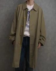 80s Burberrys Single raglan balmacaan coat