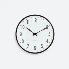 【新品】【1点販売】ARNE JACOBSEN[アルネ・ヤコブセン]  Wall Clock Station 210mm[壁掛け時計 スイープ デンマーク　北欧　シンプル インテリア 贈り物 プレゼント ギフト]のサムネイル