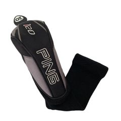 PING ピング UT用ヘッドカバー 黒 グレー UT ヘッドカバー ゴルフ 趣味 スポーツ i20