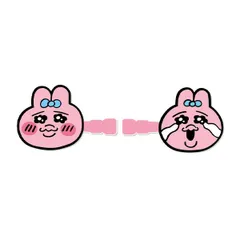 おぱんちゅうさぎ アクリルヘアクリップ２