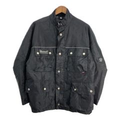 Belstaff ベルスタッフ ナイロン モーターサイクルジャケット ブラック (メンズ M相当) 中古 古着 R3590