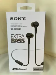 【新品未使用】Sonyソニー WI-XB400 ワイヤレス イヤホン ブラック WI-XB400 | ヘッドホン | ソニー