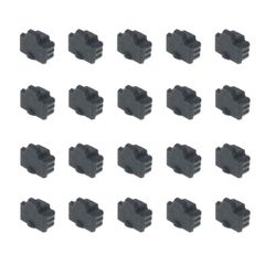【人気商品】monofive RJ45 LANポートコネクタ防塵保護カバー・キャップ（20個）シリコンタイプ MF-RJ45-C20B