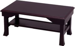【特価商品】仏壇前 便利机 写経机 幅45×奥行25×高さ20cm 供養台 折りたたみ 供物台 天然木桐製 文机 ブラウン 経机 SDX-450BR オスマック(OSMAC)