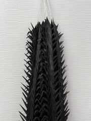 黒い千羽鶴完成品
