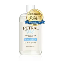 【数量限定】消臭 抗菌 目やに取り 涙やけ 目やに 100ml ／ ＼フムスエキス配合 猫 単品 犬 涙やけクリーナー 】PETRAL ペトラル 獣医師監修 【のサムネイル