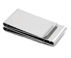 [XPデザイン] マネークリップ カードクリップ 3面 ダブルサイド ダブルクリップ カード入れ 財布 カードケース カードホルダー (シルバー) [シルバー]