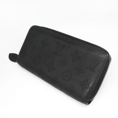 ルイ ヴィトン LOUIS VUITTON マヒナ ジッピー ウォレット ラウンドファスナー 財布 長財布 ブラック 黒 M61867 パンチング 定価192,500円 管理11874