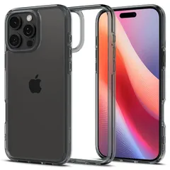 Spigen iPhone 16 Pro Max ケース クリア 透明 ストラップホール 米軍MIL規格 バンパー 耐衝撃 ウルトラ・ハイブリッド ACS07994 (スペース・クリスタル) 0