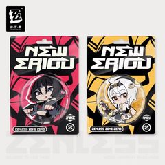 ゼンレスゾーンゼロ・公式　ゼンレス・ゼンゼロ・ZZZ　麗都　缶バッジ（未知の陣営）0号アンビー　ジェーン・ドゥ