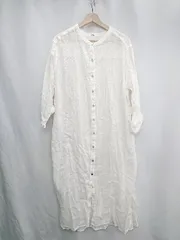 ◇ ⊂ Holiday ホリディ 長袖 ロング丈 ワンピース サイズF アイボリー系 レディース E  【1501230047296】