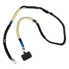 ☆ ブルー ☆ 編み込みパラコード ショルダーストラップ ショルダーストラップ 携帯 スマホショルダー 携帯ショルダー 携帯ストラップ ショルダー 首掛け 編み込みパラコード 太め バッグショルダー 携帯電話 バッグ オシャレ シンプル ネックストラップ